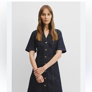 Red September 100% Cotton MIDI Dress